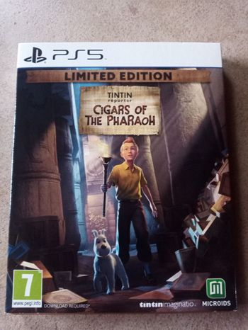 Tintin Les cigares du pharaon ps5 édition limitée
