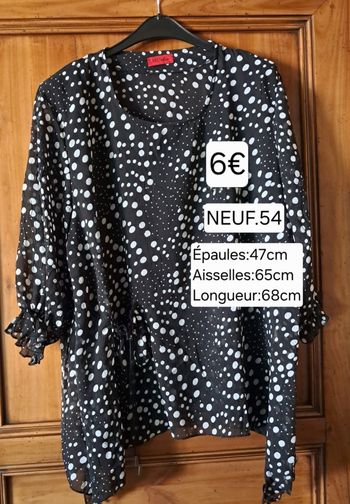 Chemise NEUVE pour femme taille 54
