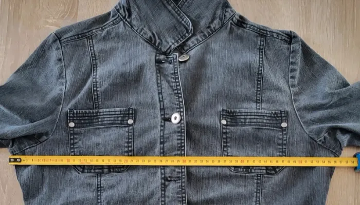 Veste en jean grise anthracite Ep Taille 44 46 - photo numéro 9