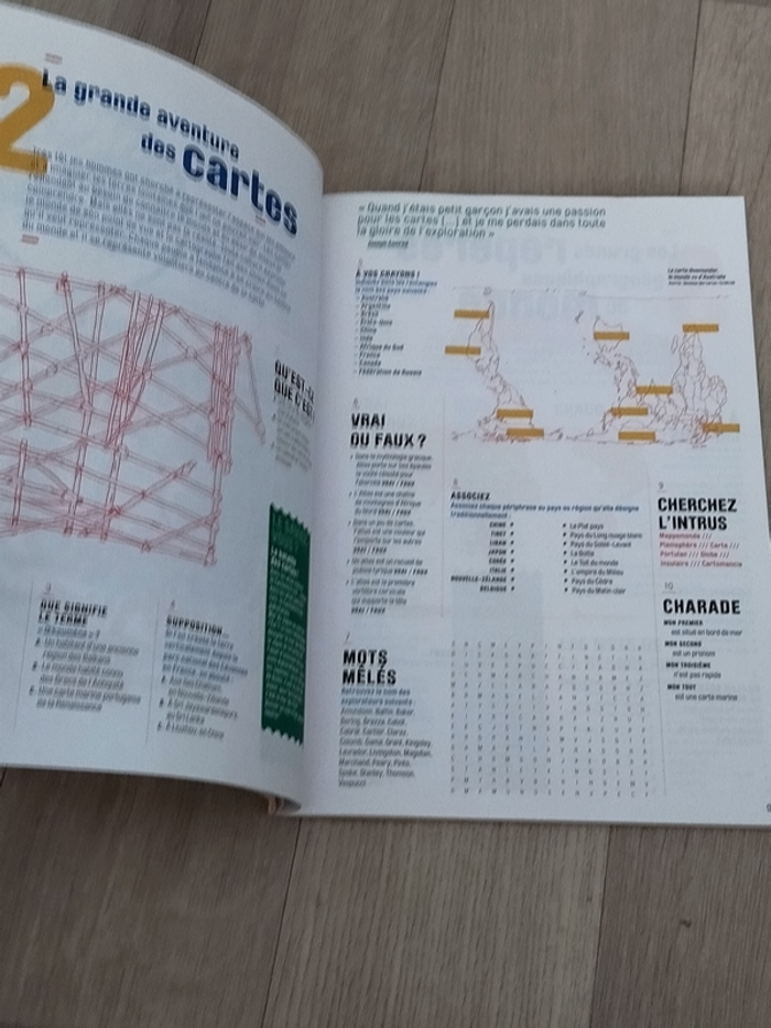 Revue Le monde HS Grand quiz junior le dessous des cartes - photo numéro 5