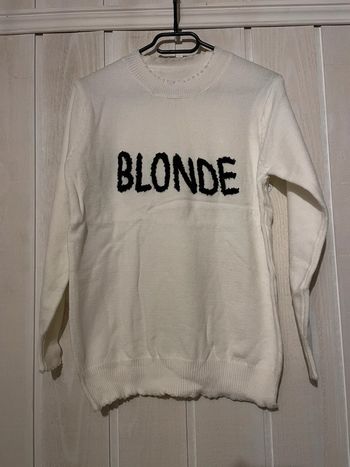 Pull fin crème Blonde - M - NEUF