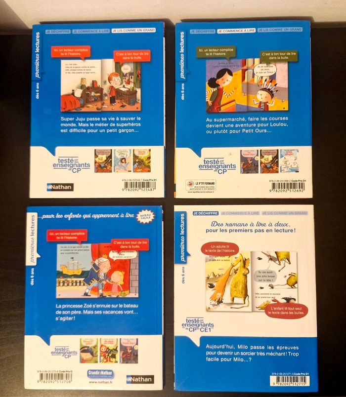 Lot de 4 livres - Premières lectures - Niveau CP - photo numéro 2