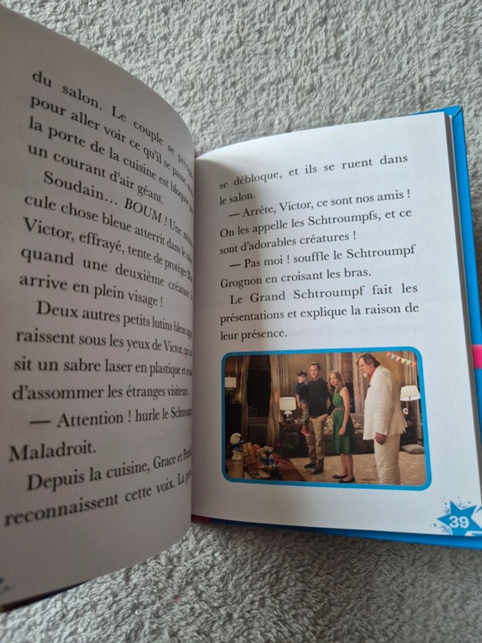 Livre bibliothèque rose les stroumpfs 2 - photo numéro 3