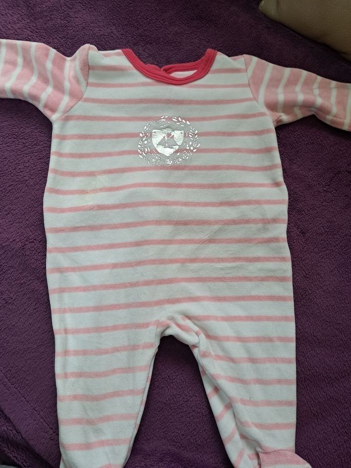 Lot de 5 pyjama hiver bébé fille 3 mois - photo numéro 4
