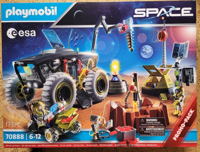 Playmobil Space Unité mobile spatiale avec astronautes et navette 70888