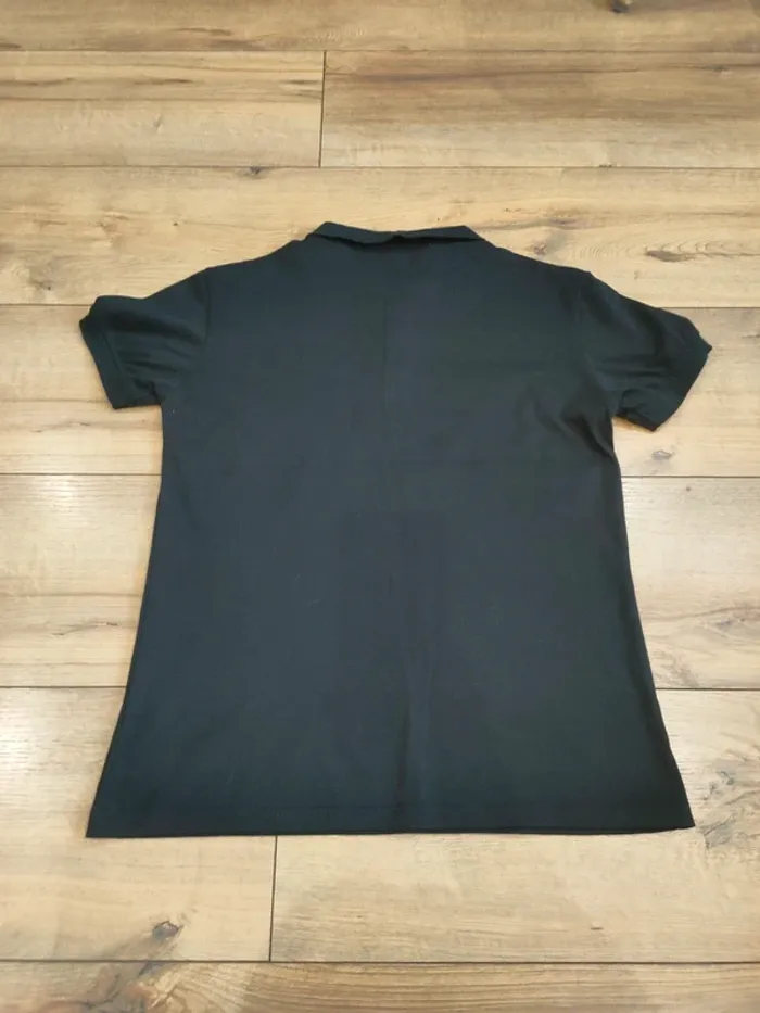 Polo noir homme S - photo numéro 4