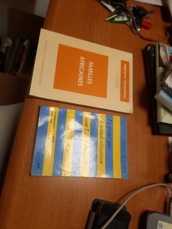 Lot de 2 livre mondialisation et famille africaines