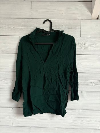 Blouse verte foncé - Bershka