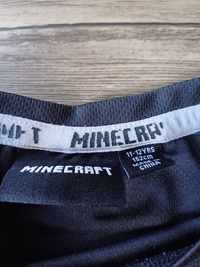 T-shirt Minecraft noir , 11-12 ans - photo numéro 3