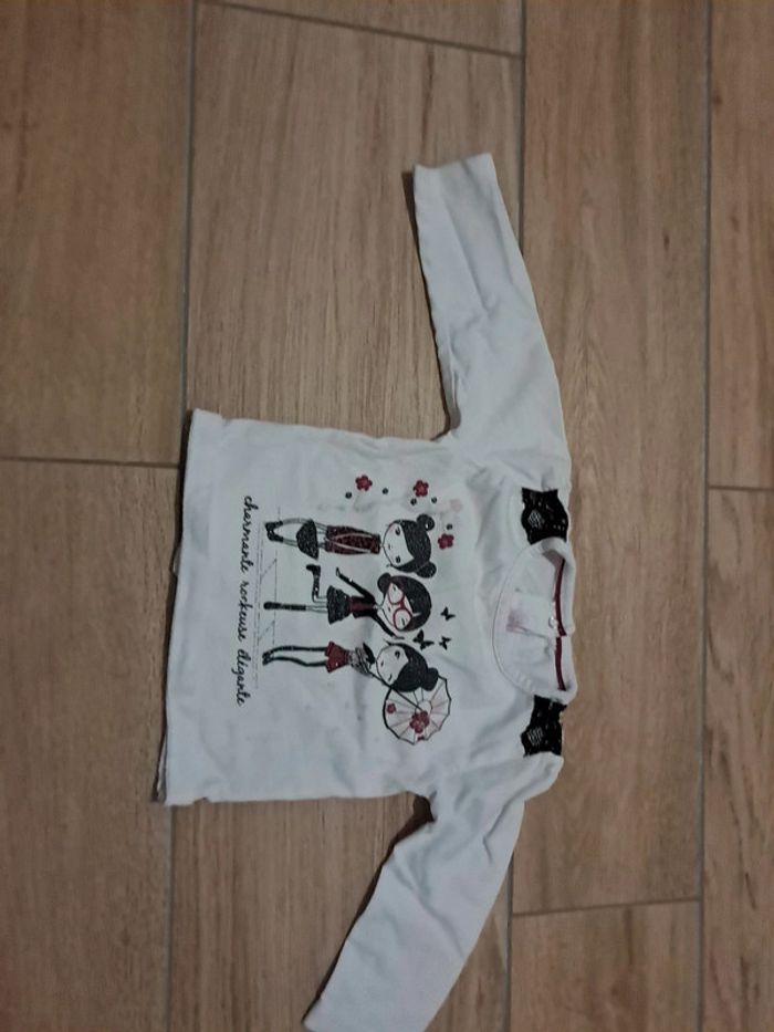 Haut manches longues gemo 12 mois - photo numéro 3