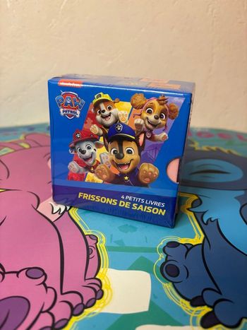 4 petits livres « Frissons des saisons » Pat Patrouille 