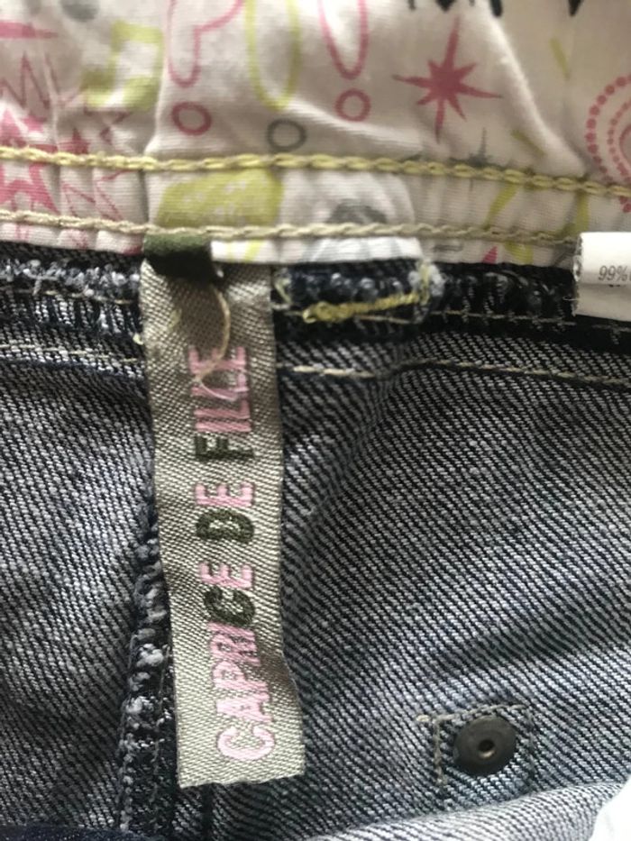 Short en jeans Caprice de fille 10 ans - photo numéro 4