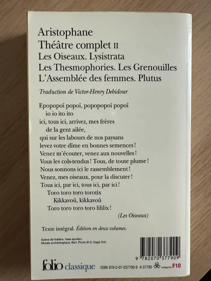 Aristophane théâtre complet II - photo numéro 2