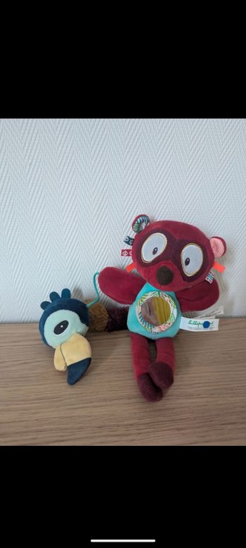 Doudou lilliputiens Georges le lémurien