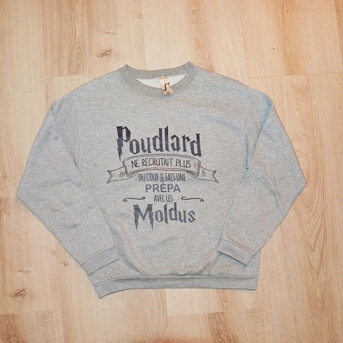 Harry Potter Vintage Pull Gris Poudlard Moldus Exclusive Collection Femme (Taille S) - photo numéro 2