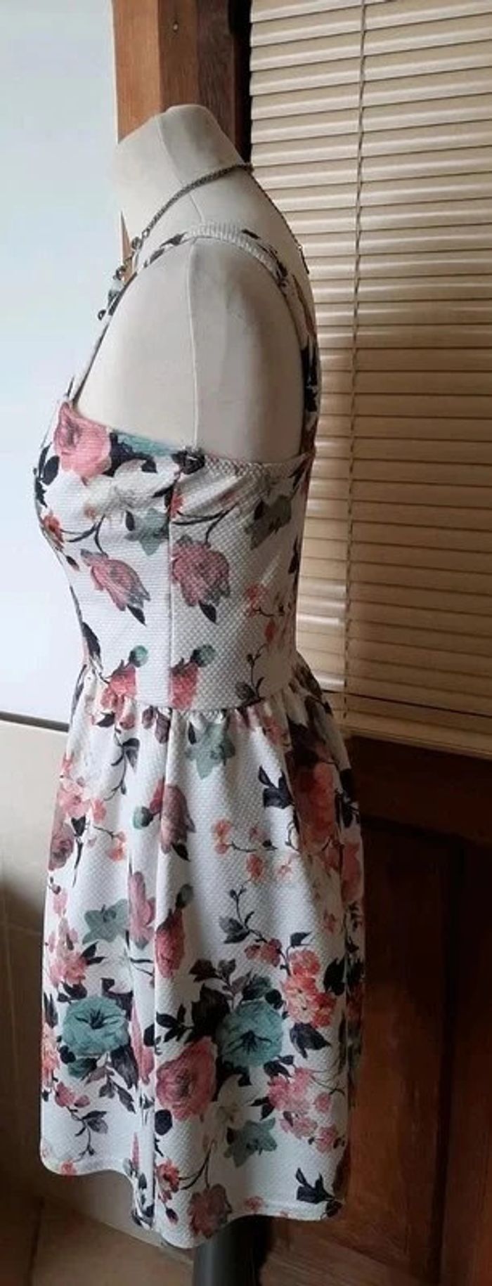 Robe fleurie bustier à bretelles "Mim" Taille 36 - photo numéro 2