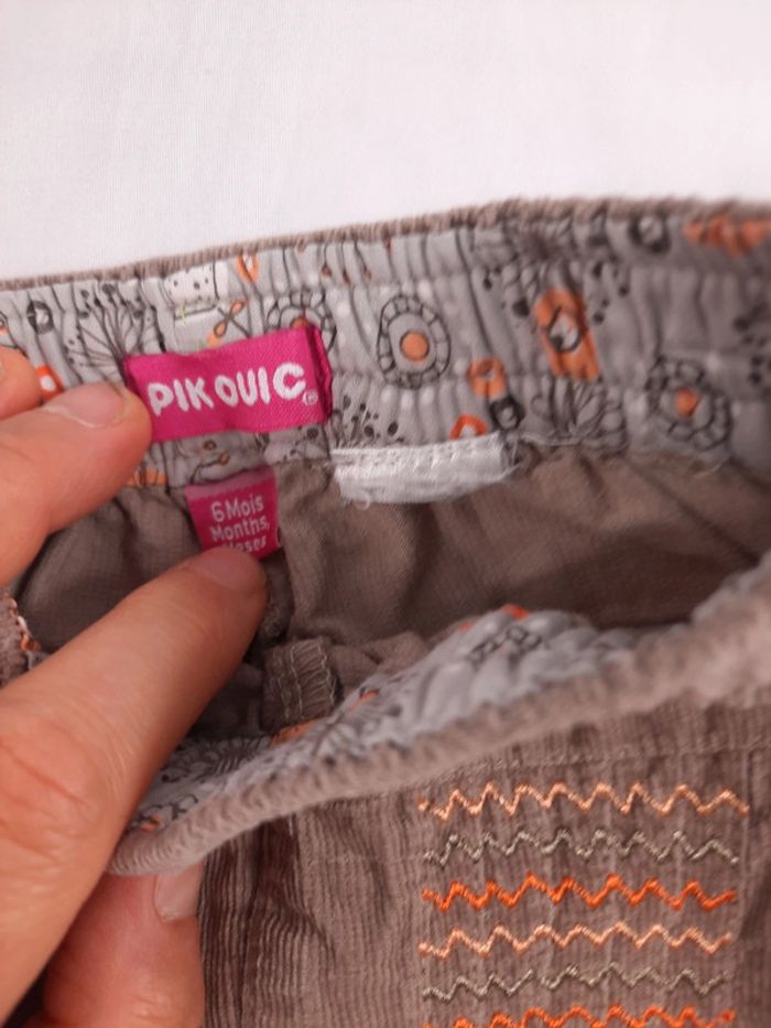 Lot de 4 pantalons fille, 6 mois, plusieurs marques - photo numéro 6