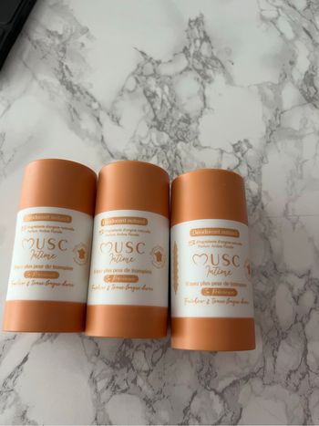 Déodorant musc intime