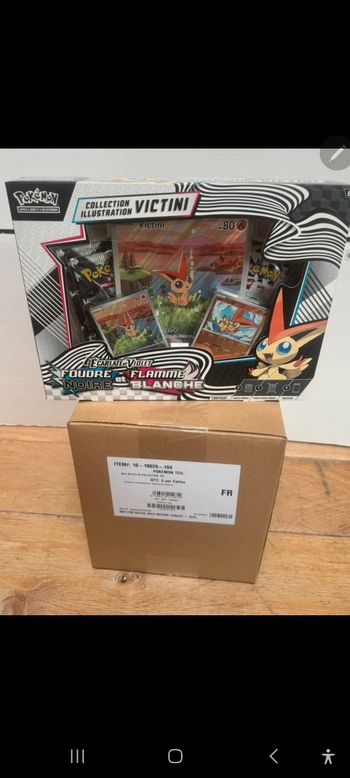 Pokemon Ev10.5 La case de 6 Coffrets Victini en Français