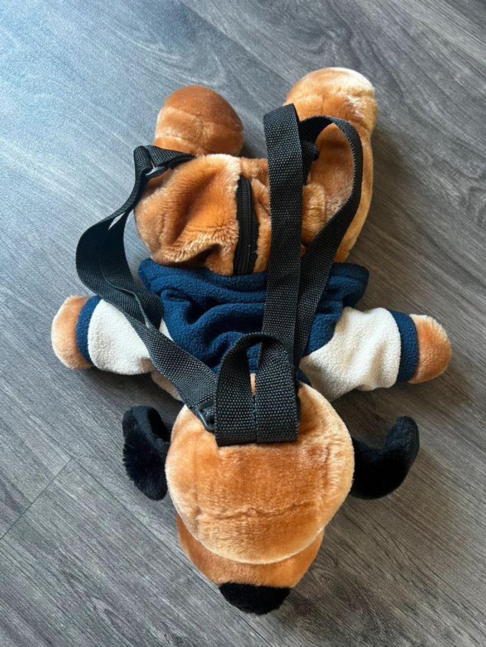 Doudou sac à dos chien - photo numéro 3