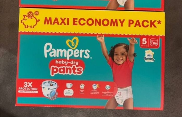 Couches culottes Pampers pants T5 x86