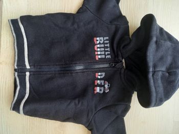 Gilet zippé garçon 62/68cm