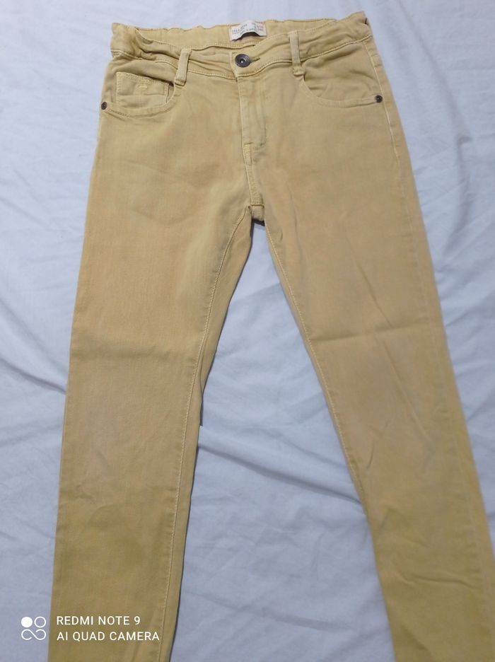 pantalon moutarde de zara boys 10 ans ref R64 C3