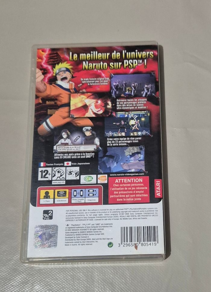 Naruto utimate ninja heroes 2 jeu video PSP - photo numéro 2