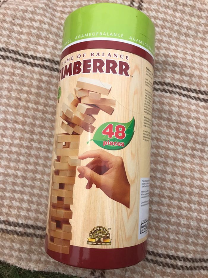 Jeu de construction en bois