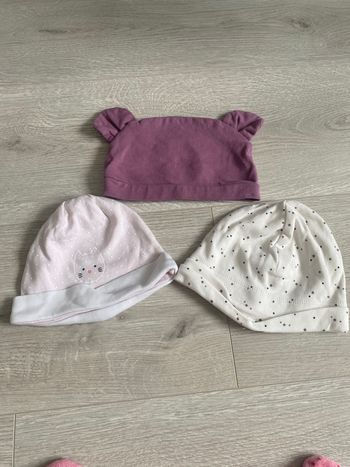 Bonnets de naissance fille 