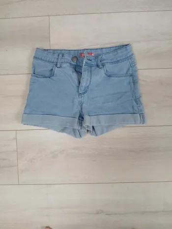 Short jeans fille