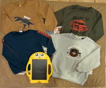 Lot de 4 pulls épais garçon - T3ans - marques diverses 