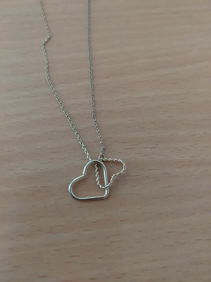 Collier cœurs entrecroisés - photo numéro 3