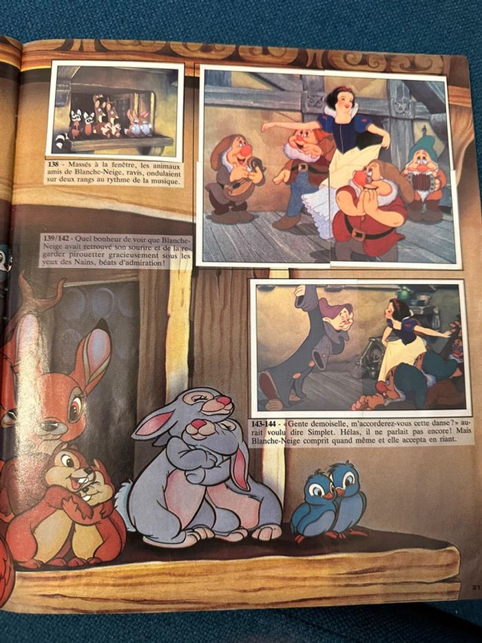 Album Panini livre complet Disney Blanche Neige Snow White stickers autocollants ancien - photo numéro 7