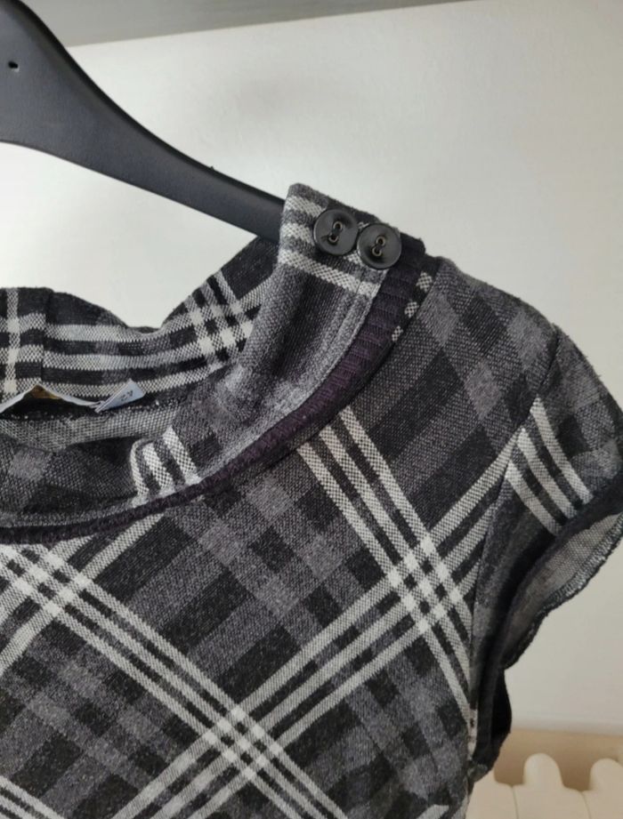 Robe moulante à carreaux - photo numéro 2