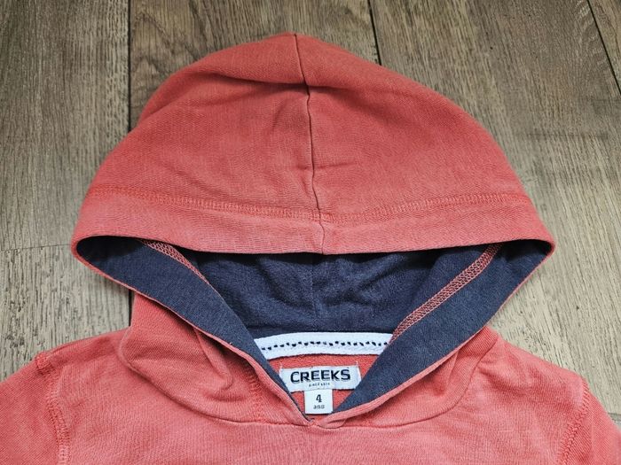 Sweat à capuche rouge Creeks 4 ans - photo numéro 5