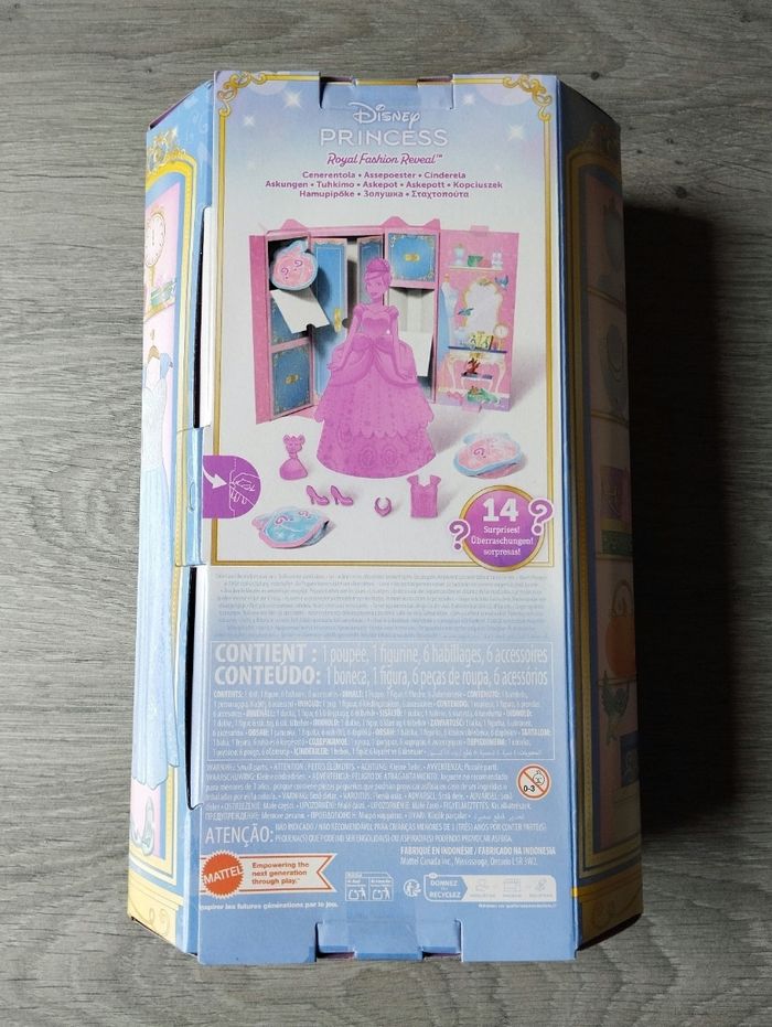 Cendrillon : Mattel Disney Princesses Poupée Royal Fashion - photo numéro 3