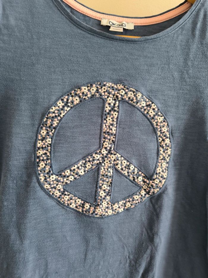 T-shirt manche longue okaidi 10 ans - photo numéro 2