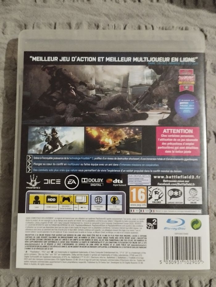 Battlefield 3 ps3 complet - photo numéro 3