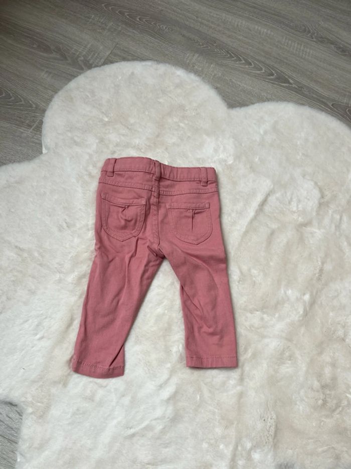 1 pantalon rose 9 mois bébé fille - photo numéro 5