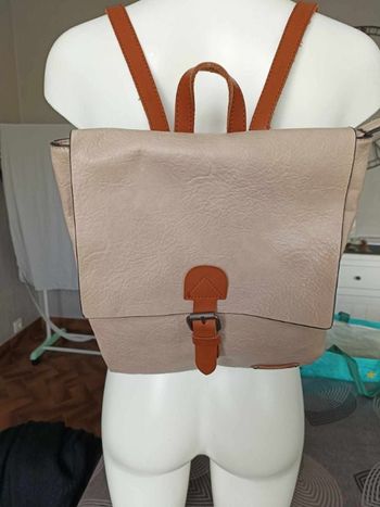 sac a dos état beige rosé