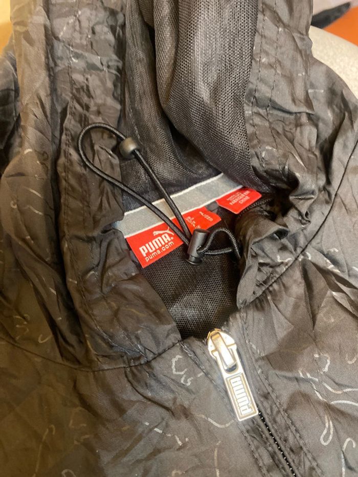 Veste coupe vent imperméable noire Puma taille 38 - n26m - photo numéro 10