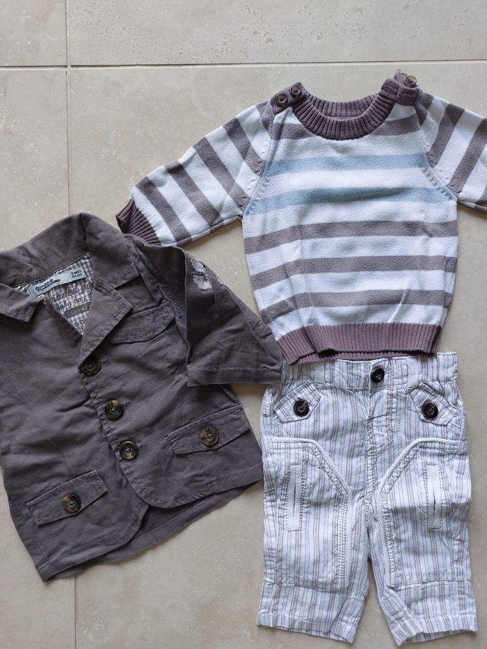 Lot de vêtements d'été garçon 3 mois avec 5 ensembles - photo numéro 2