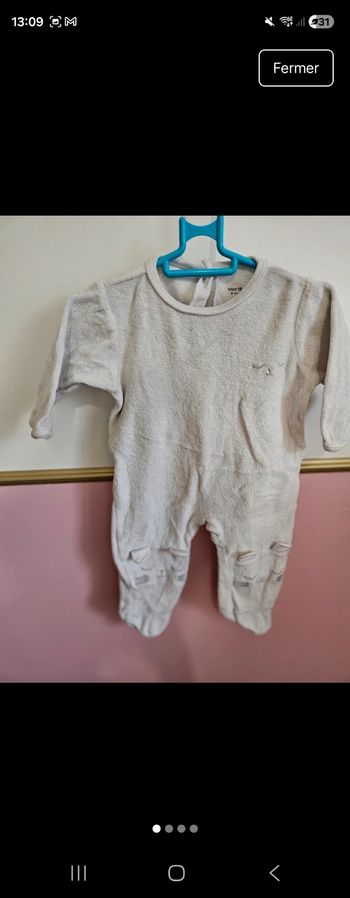 Pyjama grenouillère 