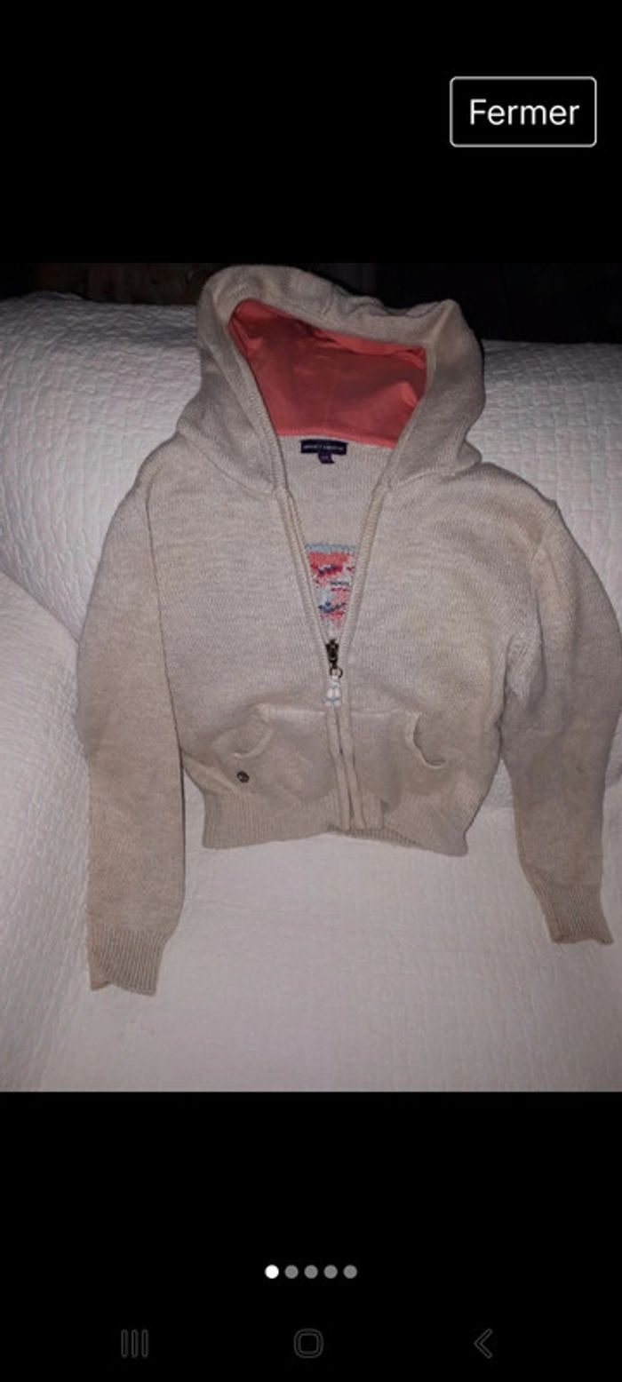 Superbe gilet à capuche avec
hibou Sergent Major 6 ans