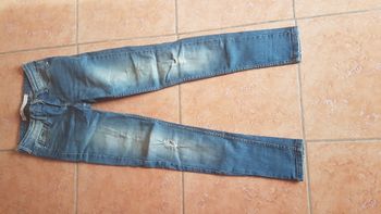 Jeans slim troué fille 34 bleu J Jeans