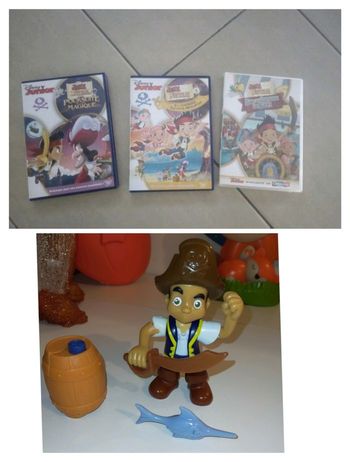 Dvd et figurine jack et les pirates