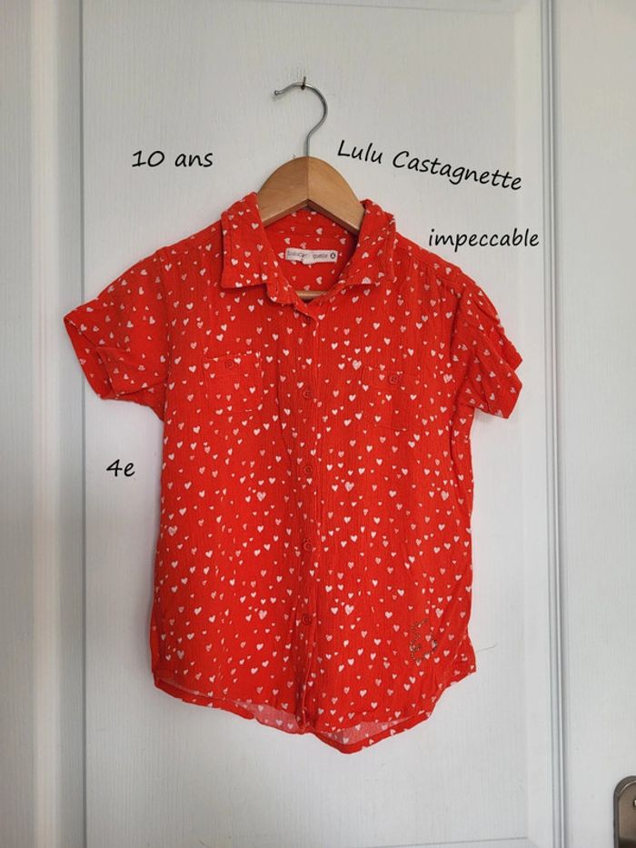 Chemise manche courte Lulu Castagnette