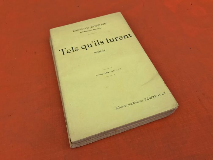 Edouard Estaunié  Tels qu' ils furent  (1927)  Libraires Editeurs Perrin et Cie - photo numéro 2