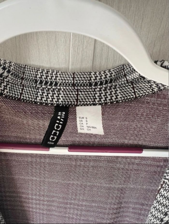 Blazer motif pied de poule, H&M - photo numéro 3